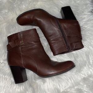 Cole Haan Grand OS Signature Brown Leather Rhinecliff Bootie